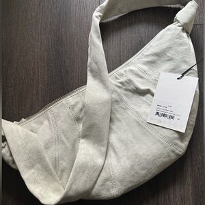 Lemaire denim croissant bag medium